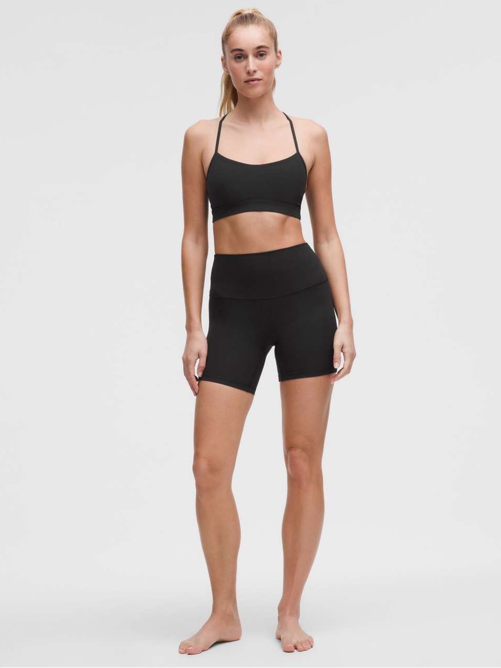 Lululemon 2025 Align High-Rise Ribbed Short 6" Black Size 14 NWT - Picture 3 of 10